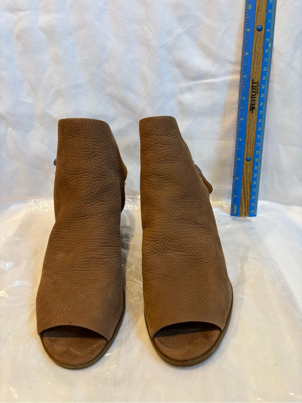 Lucky Brand Brown Peep Toe Mule Clogs